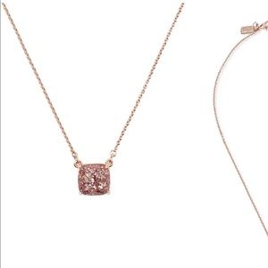 Kate Spade Rose Gold Cause a Stir necklace